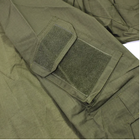 Хлопковый мужской Убакс с отсеками для Налокотников / Уставная рубашка олива размер 2XL - изображение 4