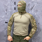Чоловічий щільний Убакс Soldier із ластівками під пахвами / Міцна Сорочка ріп-стоп Duratex камуфляж розмір XL - зображення 1