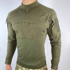 Мужской крепкий Убакс ESDY с усиленными локтями / Плотная уставная Рубашка олива размер XL - изображение 4