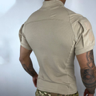 Мужской Убакс Han Wild с короткими рукавами и карманами / Прочная уставная Рубашка койот размер 2XL - изображение 5