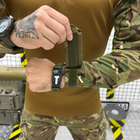 Мужской Убакс Stenford с липучками под шевроны / Прочная уставная Рубашка рип-стоп мультикам койот размер S - изображение 5