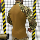 Мужской Убакс Stenford с липучками под шевроны / Прочная уставная Рубашка рип-стоп мультикам койот размер S - изображение 6