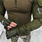Мужской трикотажный Убакс с рукавами Рип-Стоп / Крепкая рубашка олива размер 2XL - изображение 5