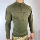 Мужской крепкий Убакс ESDY с усиленными локтями / Плотная уставная Рубашка олива размер L - изображение 5