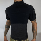 Мужской Убакс Han Wild с короткими рукавами и карманами / Прочная уставная Рубашка черная размер 3XL - изображение 2