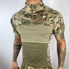 Мужской Убакс с короткими рукавами и дышащими вставками / Прочная уставная Рубашка мультикам размер XL - изображение 4