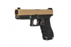 Страйкбольний пістолет D-Boys Glock 17 Gen.4 755 Green Gas Half-Tan - зображення 3