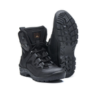 Универсальные кожаные Берцы с мембраной / Летние Ботинки на двухкомпонентной подошве черные размер 41 - изображение 7