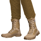 Мужские нубуковые Ботинки CamoTec DESERT на протекторной подошве / Летние Берцы до +20°C койот размер 43 - изображение 2