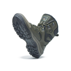 Универсальные кожаные Берцы с мембраной / Демисезонные Ботинки на двухкомпонентной подошве олива размер 36 - изображение 7