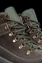 Легкие Мужские Ботинки с 3D сеткой и треккинговой подошвой / Кожаные Берцы олива размер 40 - изображение 4