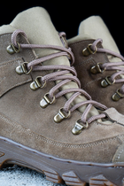 Легкие Мужские Ботинки с 3D сеткой и треккинговой подошвой / Кожаные Берцы койот размер 45 - изображение 4