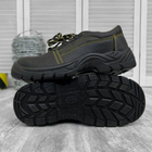 Мужские кожаные Ботинки с металлическим носком и дышащей подкладкой черные размер 44 - изображение 5