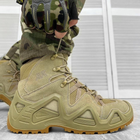 Мужские кожаные Ботинки АК на гибкой полиуретановой подошве / Водонепроницаемые Берцы койот размер 39 - изображение 1