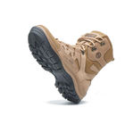 Универсальные кожаные Берцы с мембраной / Демисезонные Ботинки на двухкомпонентной подошве койот размер 38 - изображение 4