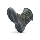 Универсальные кожаные Берцы с мембраной / Демисезонные Ботинки на двухкомпонентной подошве олива размер 46 - изображение 7