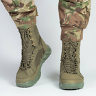 Высокие мужские Ботинки с вентиляционными отверстиями / Легкие Берцы олива размер 41 - изображение 2