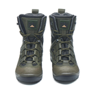 Универсальные кожаные Берцы с мембраной / Демисезонные Ботинки на двухкомпонентной подошве олива размер 37 - изображение 3