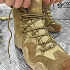 Мужские нубуковые Ботинки с ортопедической стелькой / Водонепроницаемые Берцы койот размер 44 - изображение 3
