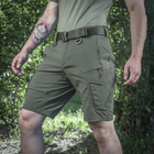 Мужские крепкие Шорты M-Tac Aggressor Summer Flex с 7 карманами рип-стоп олива размер XL - изображение 2
