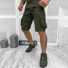 Мужские крепкие Шорты 5.11 с накладными карманами олива размер 2XL - изображение 1