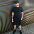 Мужские крепкие Шорты с накладными карманами рип-стоп черные размер XL - изображение 5