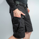 Мужские крепкие Шорты S.Archon с накладными карманами рип-стоп черные размер M - изображение 4