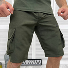 Мужские крепкие Шорты 5.11 с накладными карманами олива размер XL - изображение 4