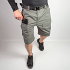 Мужские крепкие Шорты S.Archon с накладными карманами рип-стоп серые размер 3XL - изображение 3