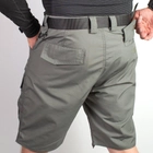 Мужские крепкие Шорты S.Archon с накладными карманами рип-стоп серые размер 3XL - изображение 6