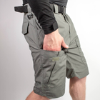 Мужские крепкие Шорты S.Archon с накладными карманами рип-стоп серые размер M - изображение 5