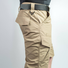 Мужские крепкие Шорты S.Archon с накладными карманами рип-стоп койот размер XL - изображение 4