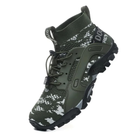Тактическая, трекинговая обувь с дышащей эластичной тканью и нескользящей подошвой Outdoor T511-70Y, 44 Олива пиксель - изображение 5