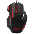 Мышь проводная Esperanza Mouse MX201 WOLF 2400dpi Red