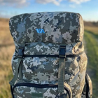 Военный рюкзак 100 литров рюкзак тактический VA T-13 пиксель ТМ - изображение 4