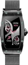Smartwatch Kumi K18 Swarovski Black (KU-K18/BK) - obraz 2