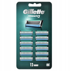 Змінні картриджі для гоління чоловічі Gillette Mach3 12 шт (7702018572526) - зображення 1