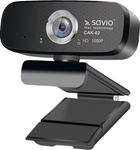 Kamera internetowa Savio CAK-02 FullHD Czarna (SAVCAK-02) - obraz 2