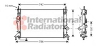 Радиатор охлаждения двигателя FOCUS/MAZDA3/S40 16/8 03- Van Wezel Van Wezel (18002369)