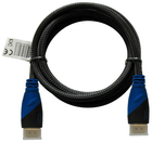 Кабель Savio CL-02 HDMI cable 1.5 м HDMI Type A (Standard) Black,Blue (SAVKABELCL-02)