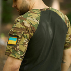 Мужская футболка Intruder Sleeve с липучками под шевроны и карманом хаки мультикам размер 3XL - изображение 6