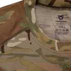 Мужская потоотводящая футболка CamoTec CM Chiton Patrol Coolpass с липучками под шевроны мультикам размер 2XL - изображение 5