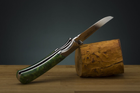 Охотничий складной нож Claude Dozorme, EOK Mister Blade, ручка из зеленого тополя (1.15.140.75) - изображение 4