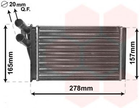 Радіатор обігрівача AUDI80/90/A4/VW PASSAT5 Van Wezel Van Wezel (03006097)