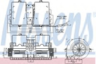 Вентилятор обігрівача RVI - RENAULT PREMIUM 00- 370 DCI/11 вир-во Nissens Nissens (87140)