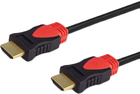 Kabel Savio CL-141 HDMI 10 m HDMI Type A (standard) Czarny, czerwony (SAVKABELCL-141) - obraz 1