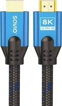 Кабель Savio CL-169 HDMI (M) v2.1 cable, 5 м (SAVKABELCL-169) - зображення 1