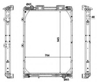 Радиатор охлаждения MAN F 2000 пр-во NRF NRF (509537)