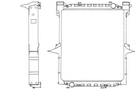 Радиатор охлаждения MAN M 2000 M, M 90 пр-во NRF NRF (51528)