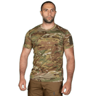 Мужская потоотводящая футболка CamoTec CM Chiton Patrol Coolpass с липучками под шевроны мультикам размер 3XL - изображение 2
